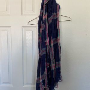Plaid Fabric Scarf